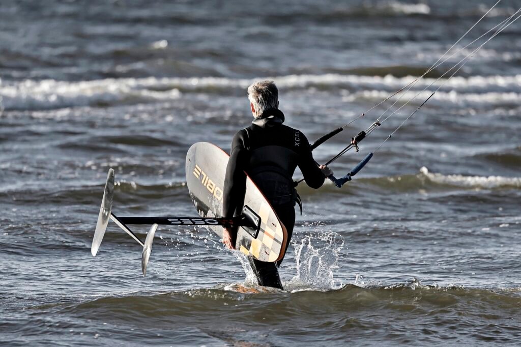 The Audi e-tron Foil Surfboard