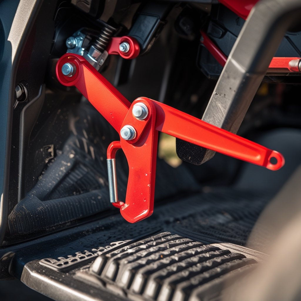 Spring Brake Thingy engaged on UTV brake pedal.