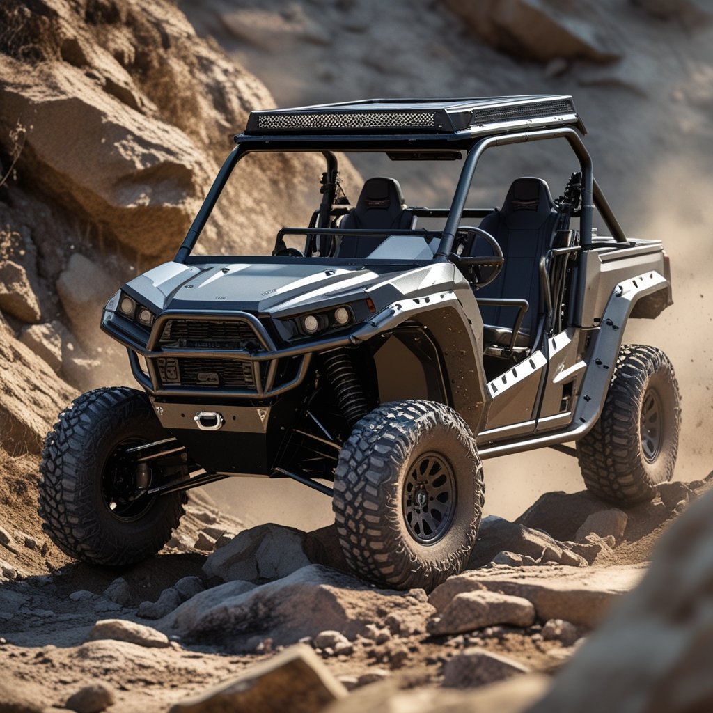 UTV with full protection accessories
