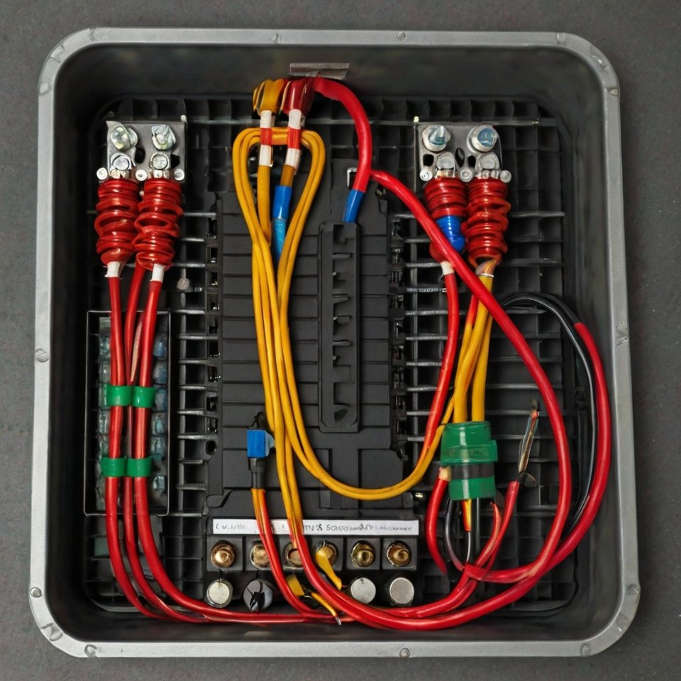 UTV battery charging system diagram.
