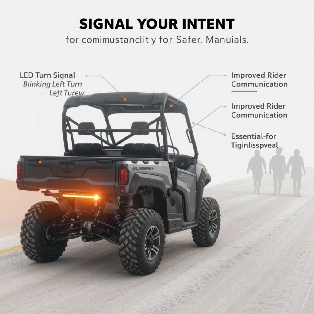 UTV with street legal mirrors

