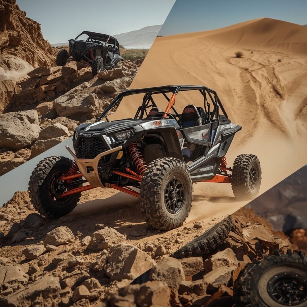 UTV suspension tuning on varied terrain