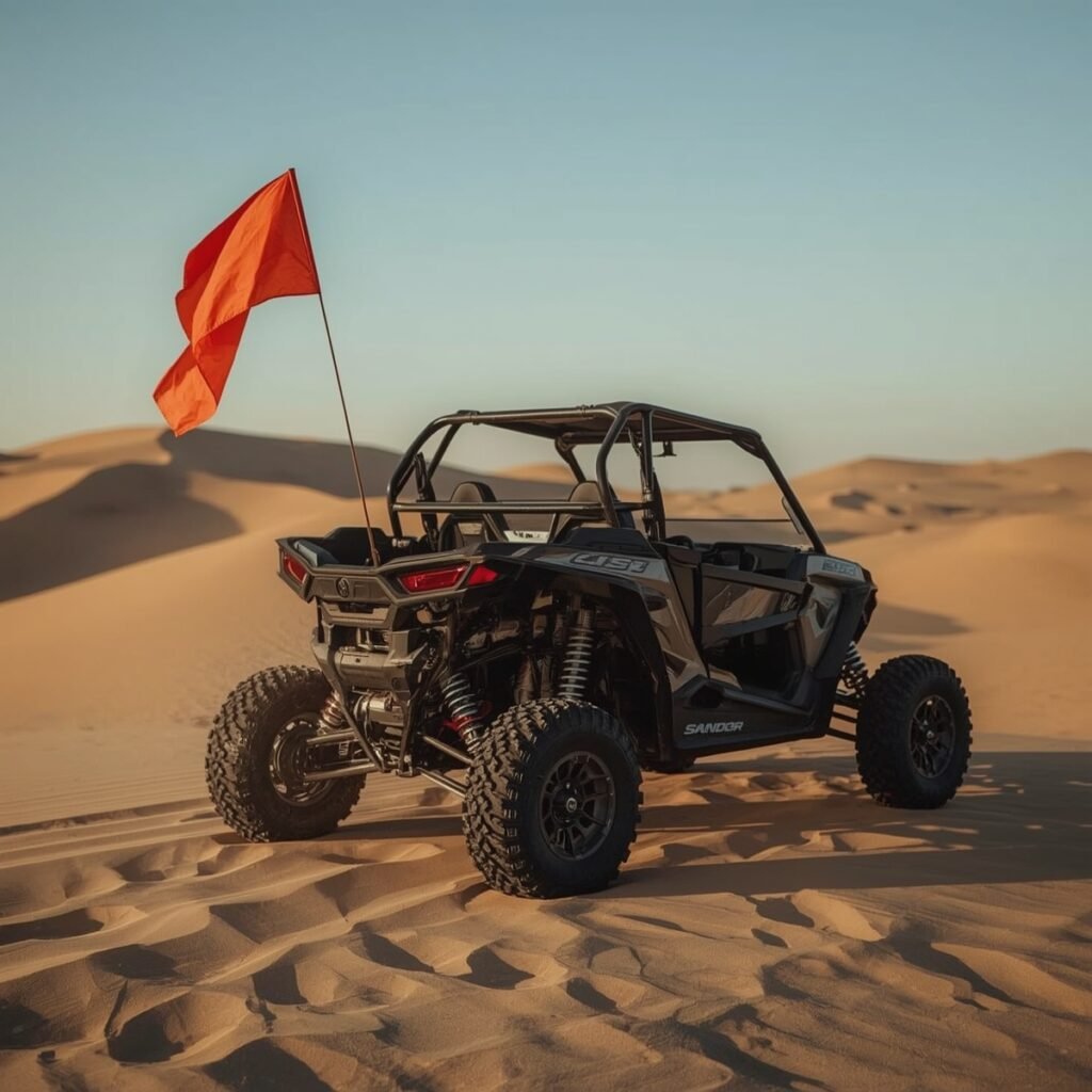 UTV with dune accessories