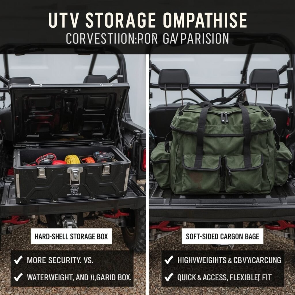 Hard-shell vs. soft-sided UTV storage