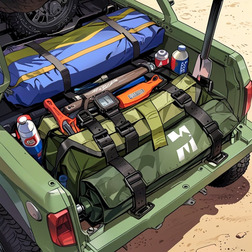 Pre-made UTV trail repair kit.