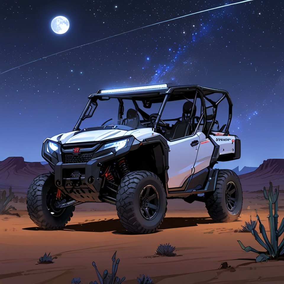 UTV desert lighting upgrades.