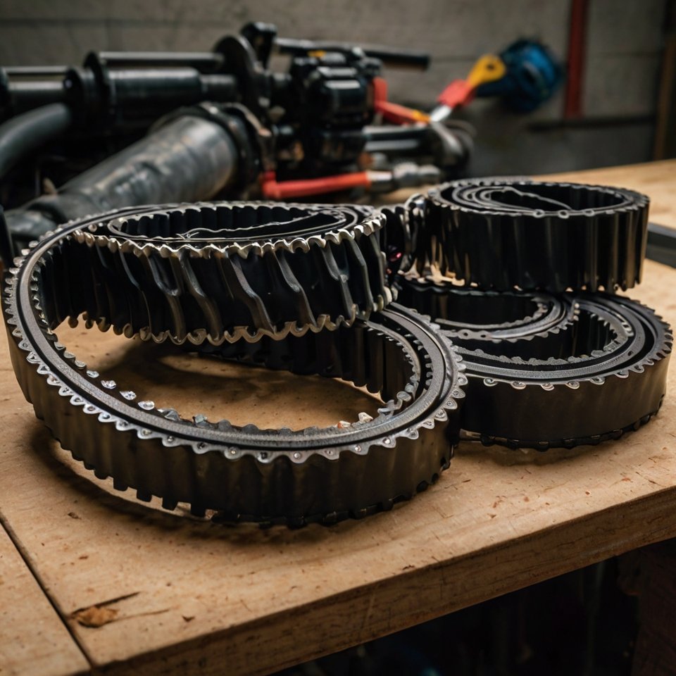 Spare UTV drive belt for trail emergencies.