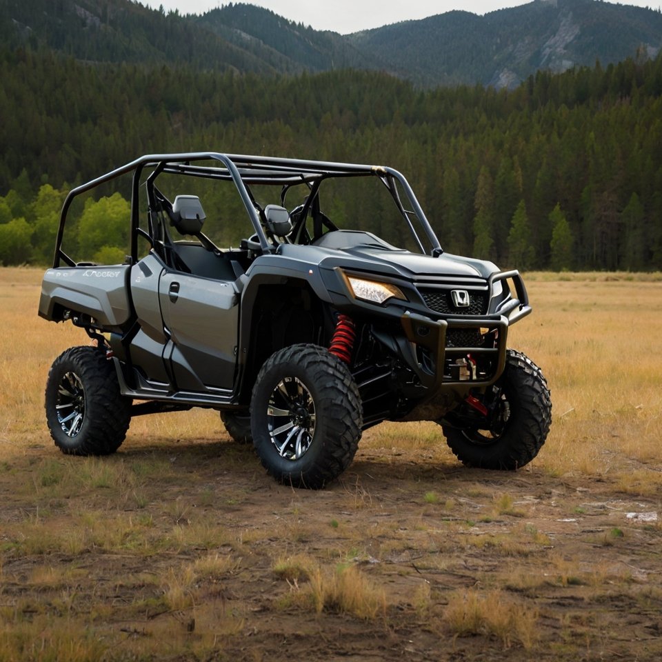 Honda Pioneer with Ranch Armor Metal Top.]