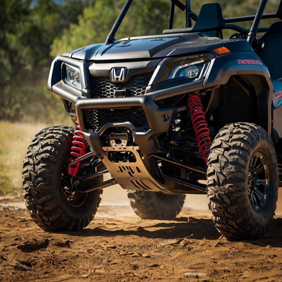 Honda Pioneer with SuperATV Portal Gear Lift.]