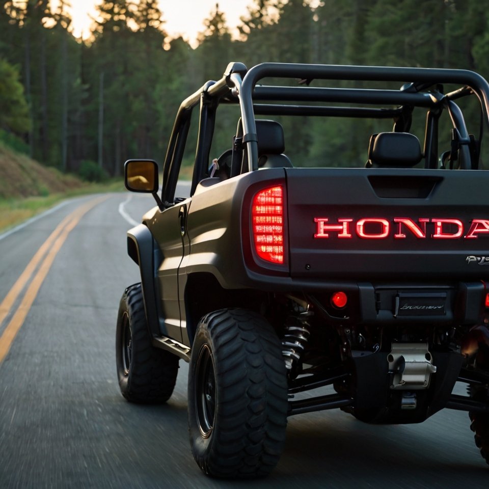 Honda Pioneer rear turn signals.]