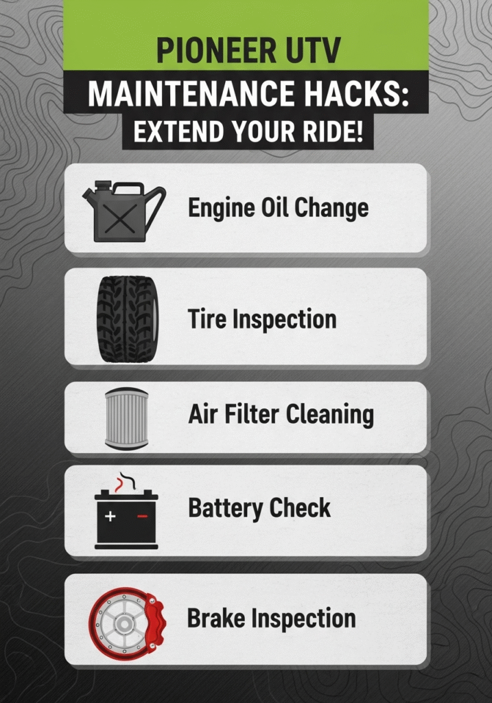 Pioneer maintenance Hacks