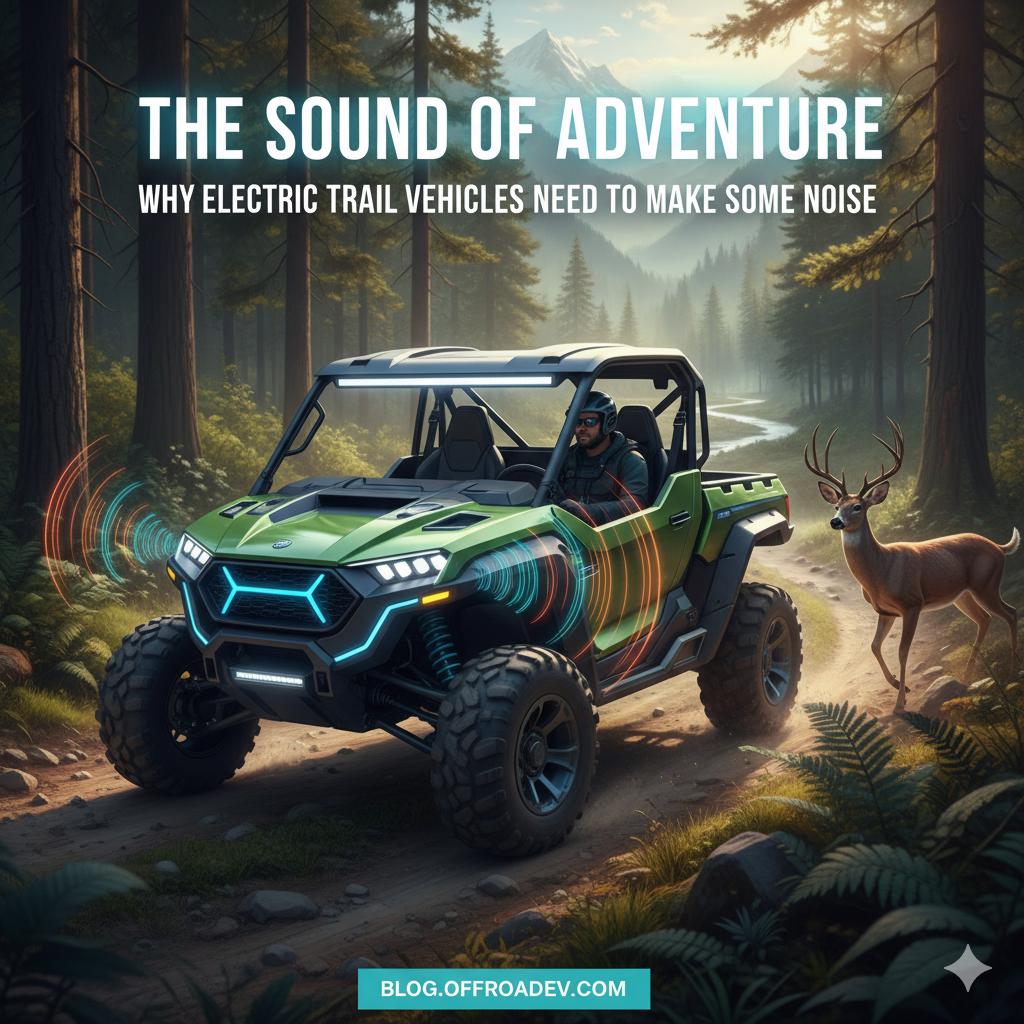 Electric trail vehicles are revolutionizing off-road adventures with their quiet operation. But is silence always golden? This in-depth blog post explores the crucial role of sound enhancement in the world of electric trail vehicles. We delve into the necessity of Acoustic Vehicle Alerting Systems (AVAS) for pedestrian and wildlife safety, the art of crafting an engaging driver experience through sound design, and the unique challenges and opportunities of sound in an off-road environment. From regulatory compliance to the future of customizable soundscapes, discover how the sound of electric trail vehicles is being meticulously engineered to be safe, immersive, and harmonious with nature