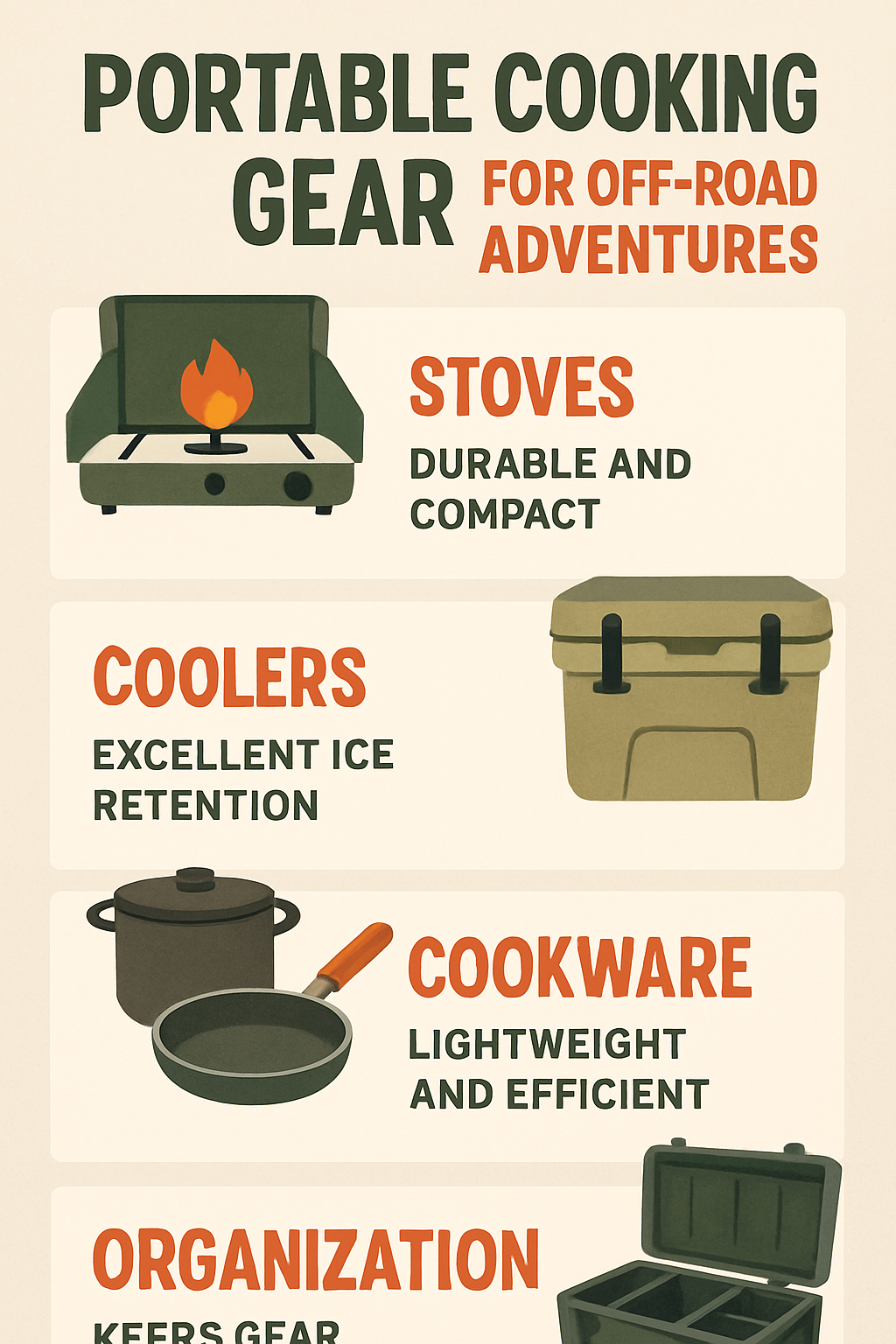 Cooking Gear for Offroad Adventures