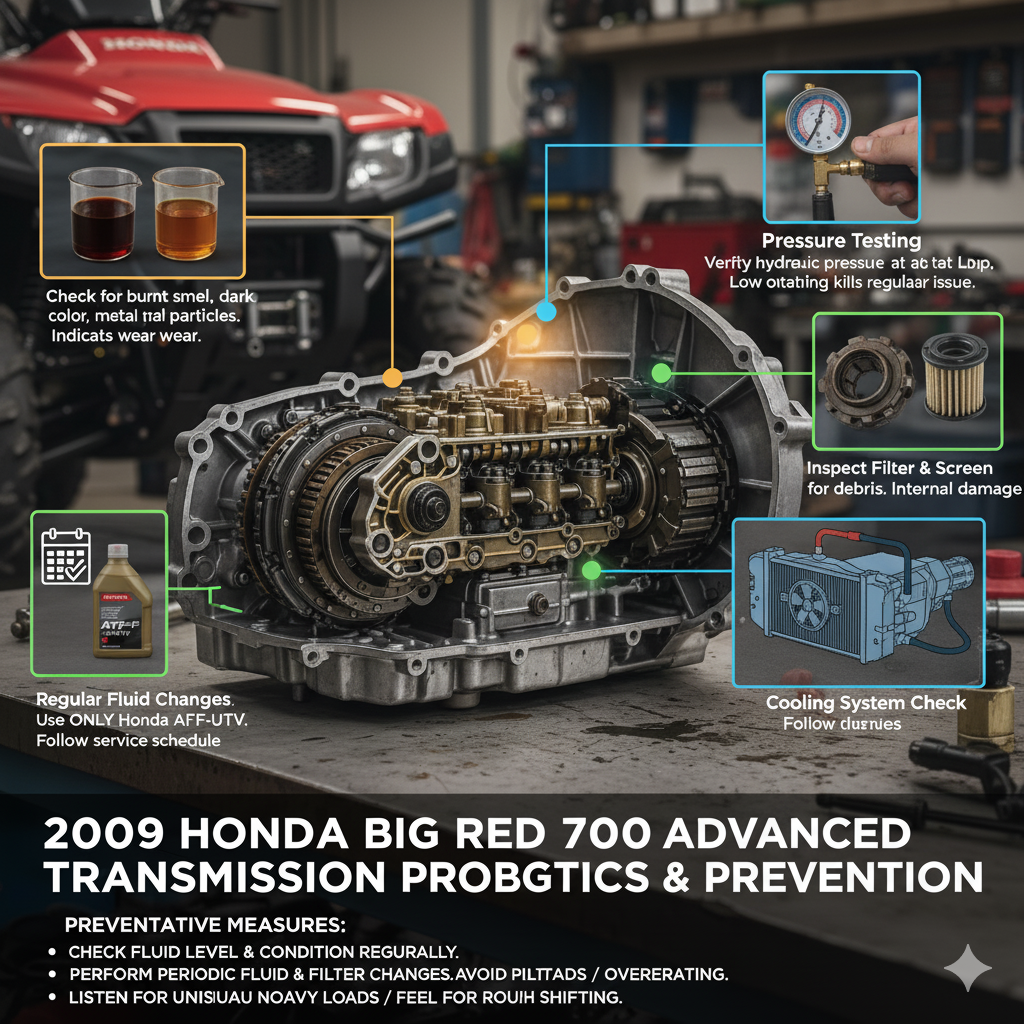 Experiencing transmission problems with your 2009 Honda Big Red 700 MUV 4x4? This in-depth guide explores common issues like slipping, clutch failure, and shifting problems, offering insights and solutions for owners.