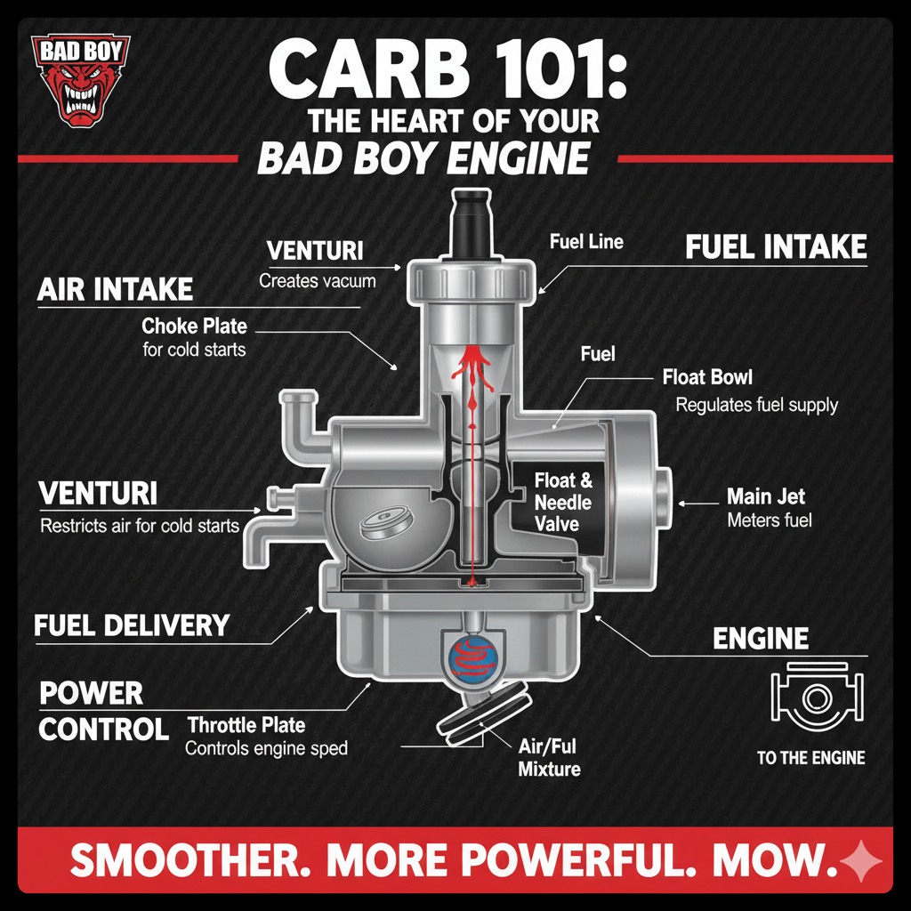 Dive deep into Bad Boy mower carburetors! Learn how they work, troubleshoot common issues, and master maintenance with our expert guide, complete with diagrams and tips for a smoother, more powerful mow. bad boy mower carburetor diagram