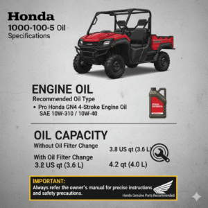 Honda Pioneer 1000-5 Oil Specifications Infographic](The Ultimate Guide to Honda Pioneer 1000-5 Oil and Filter Changes