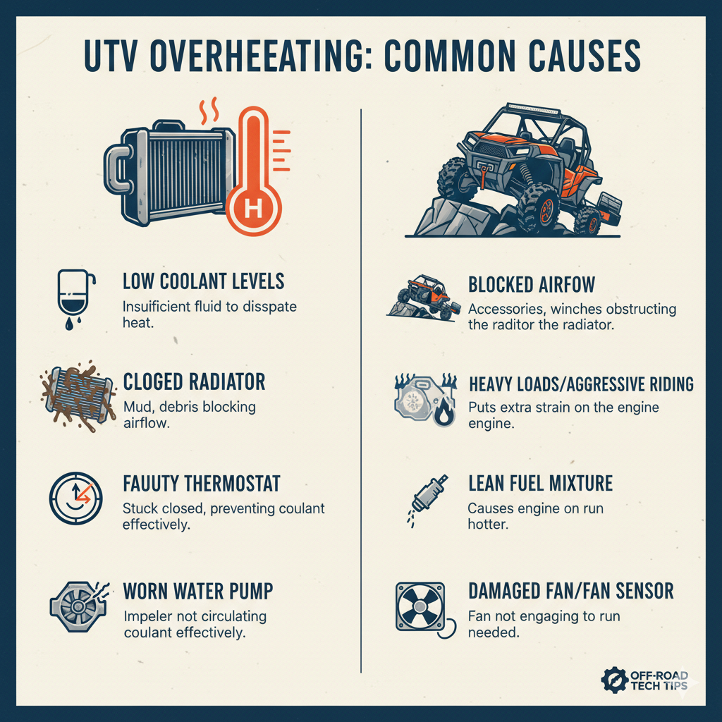 Discover essential insights into UTV overheating, including common causes, symptoms, and preventative measures. Learn how to diagnose overheating issues, implement immediate solutions, and invest in long-term improvements to maintain your UTV's performance. Regular maintenance and understanding of cooling systems are crucial to prevent catastrophic engine failures and extend the lifespan of your vehicle. Stay informed and ensure a safe, reliable, and enjoyable off-road experience with your UTV.