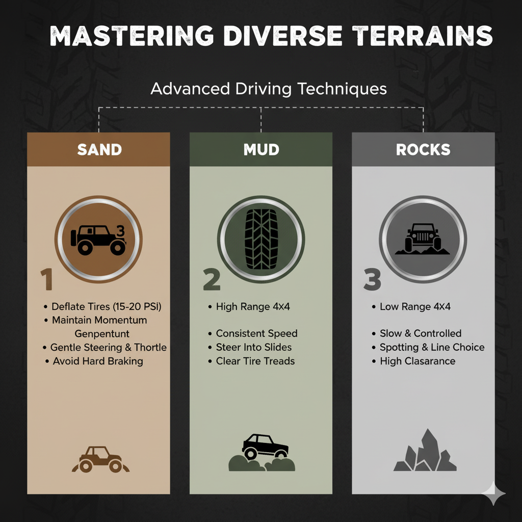 Driver guide off-road
