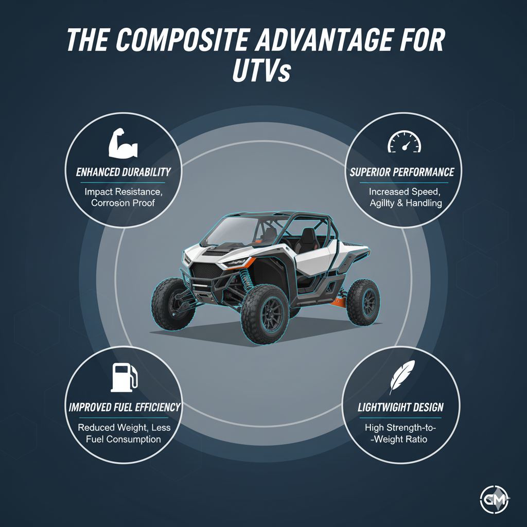 Lightweight composite materials for UTVs