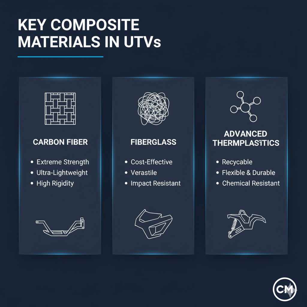 Lightweight composite materials for UTVs