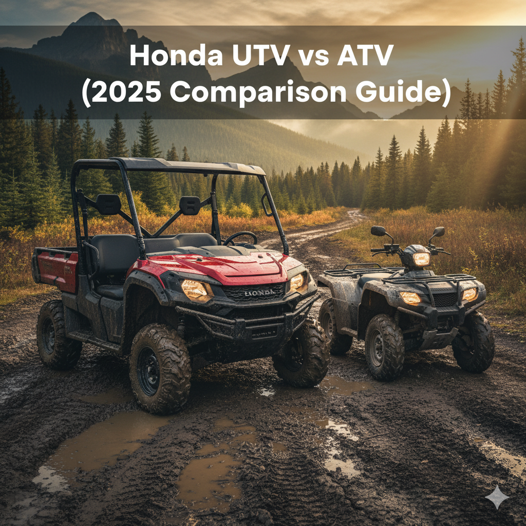Honda UTV vs ATV Comparison (2025 Buyer’s Guide)