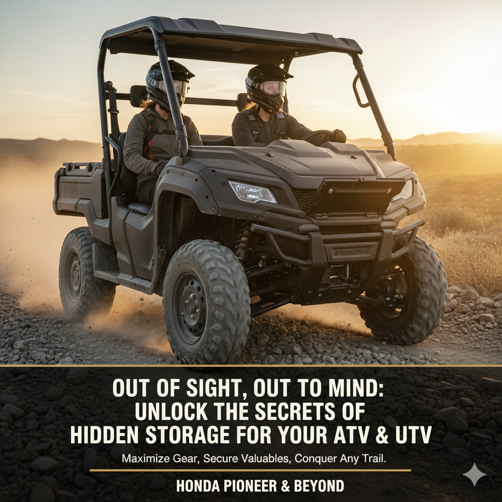 Out of Sight, Out of Mind: Unlocking the Secrets of Hidden Storage for Your ATV & UTV