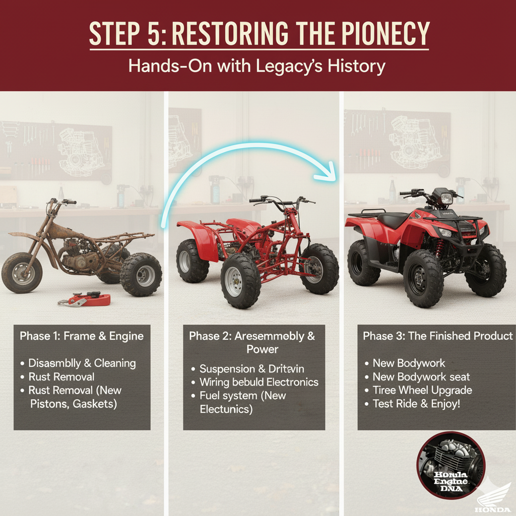 Of course. Here is just the meta description, ready for you to easily copy and paste.
**Meta Description:**
Journey through Honda's legendary off-road history and discover the direct lineage of the mighty Pioneer. This guide explores the revolutionary three-wheeled ATC models like the ATC250R and the workhorse Big Red, to the iconic FourTrax 300 that defined reliability. See how these vintage machines, covered in faded red plastic, laid the foundation for your modern UTV. Dive into a step-by-step restoration guide to bring these ancestors back to life, from frame repair to engine rebuilds, and understand how Honda's DNA for utility and performance lives on in every Pioneer.