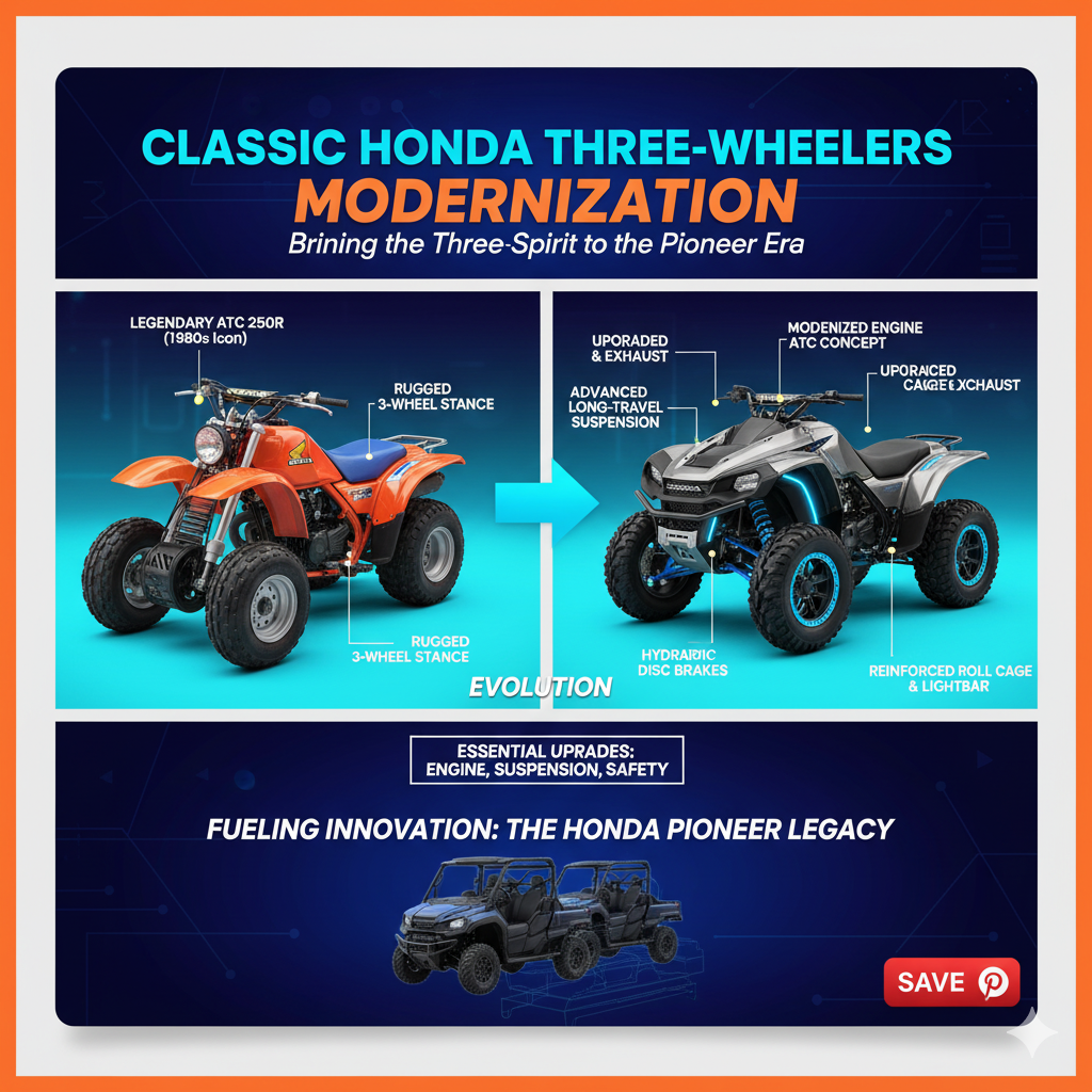 Classic Honda Three-Wheelers