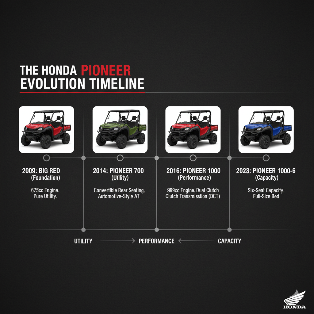 Honda pioneer evolution