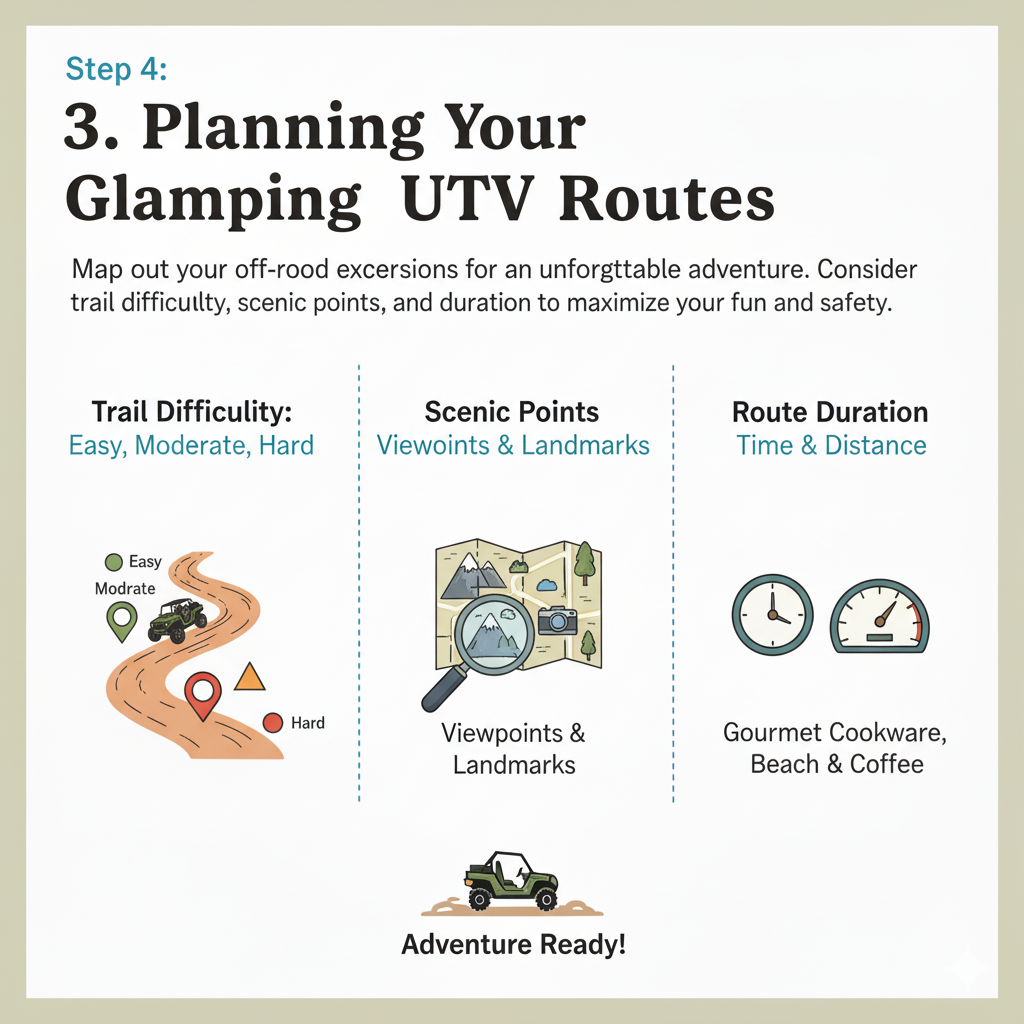 UTV glamping accommodations