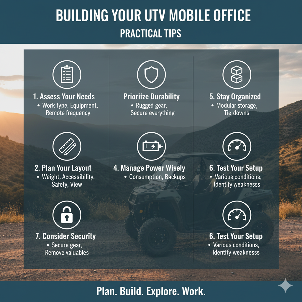 Mobile Office UTV Setups