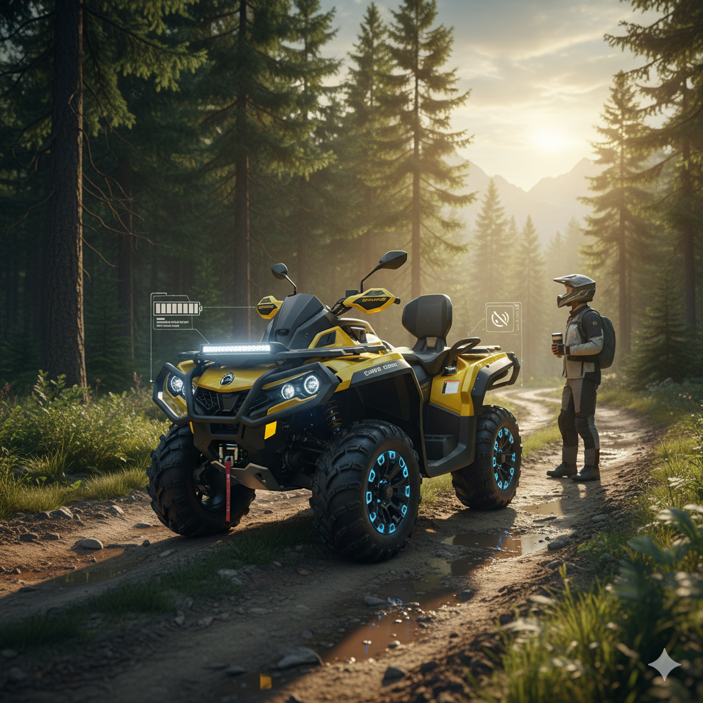 The 2026 Can-Am Outlander Electric, a game-changing electric ATV.