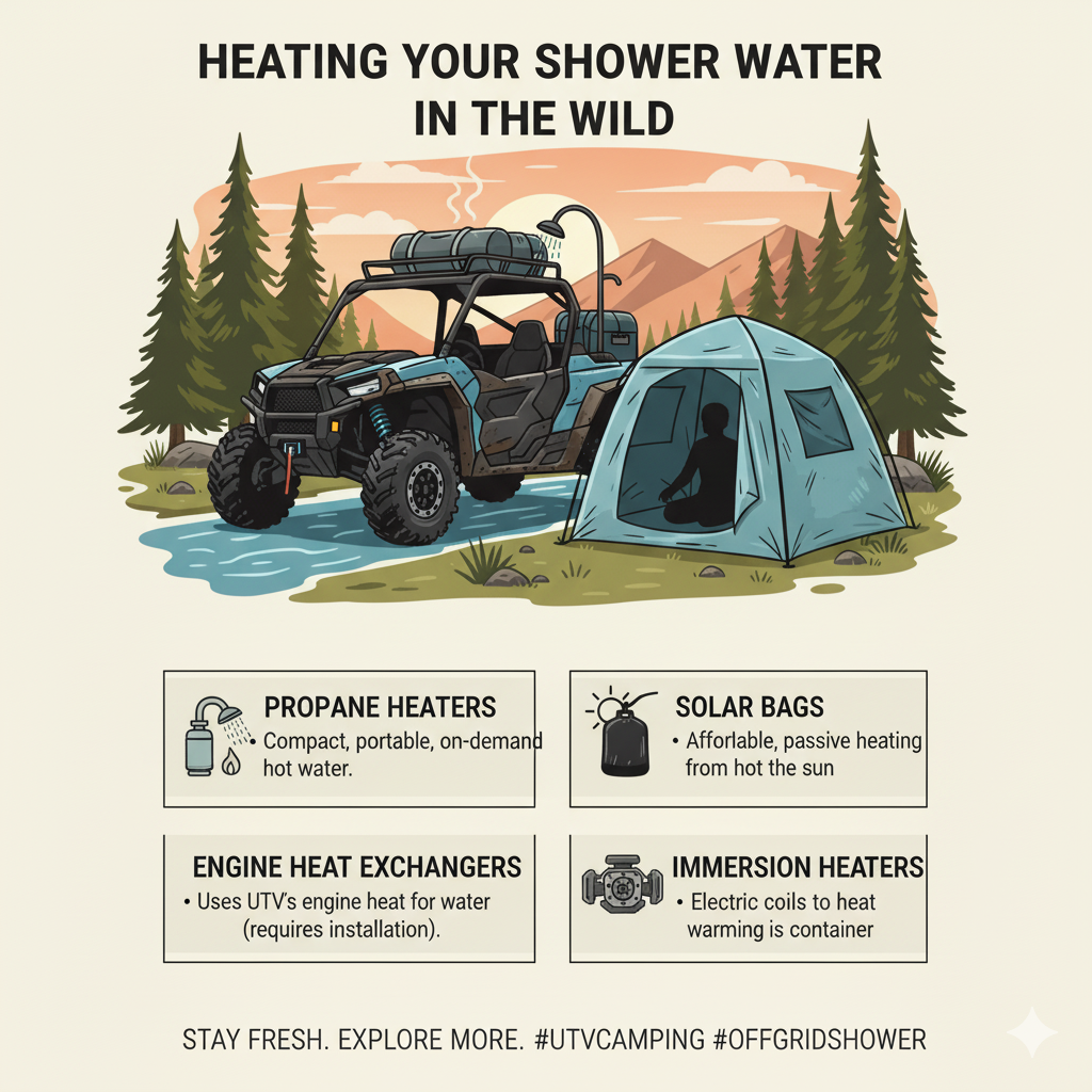 UTV-Based Camping Shower Solutions