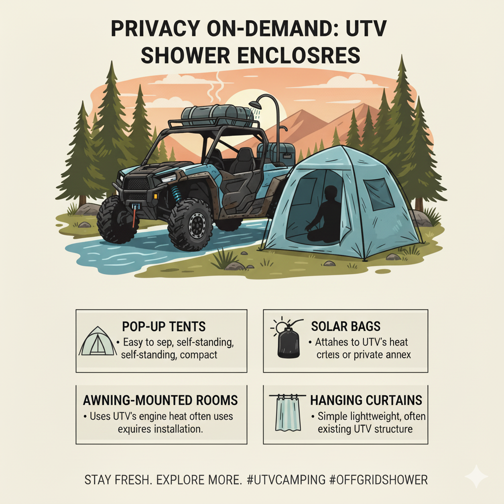 UTV-Based Camping Shower Solutions