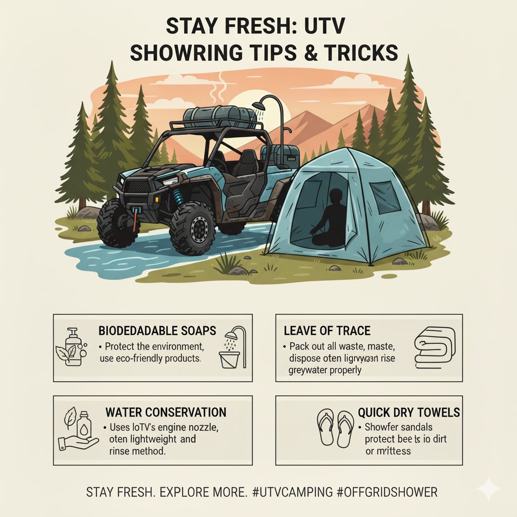 UTV-Based Camping Shower Solutions