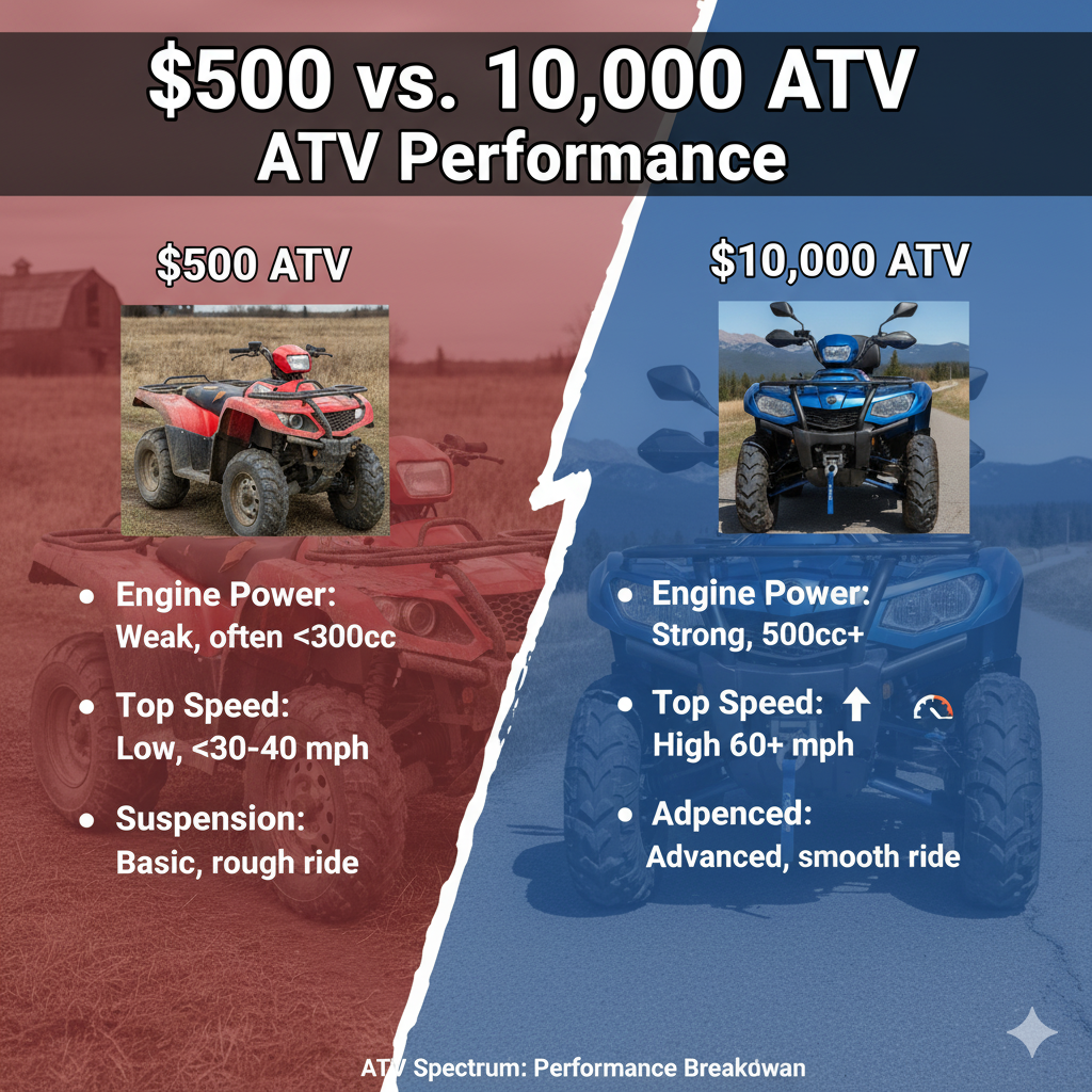  $500 vs $10,000 ATVs