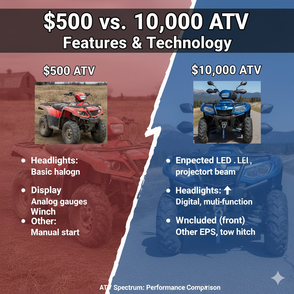  $500 vs $10,000 ATVs
