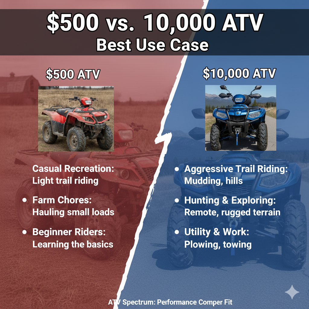  $500 vs $10,000 ATVs