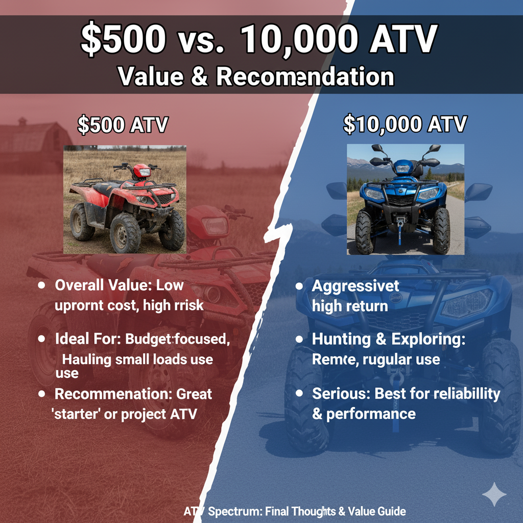  $500 vs $10,000 ATVs