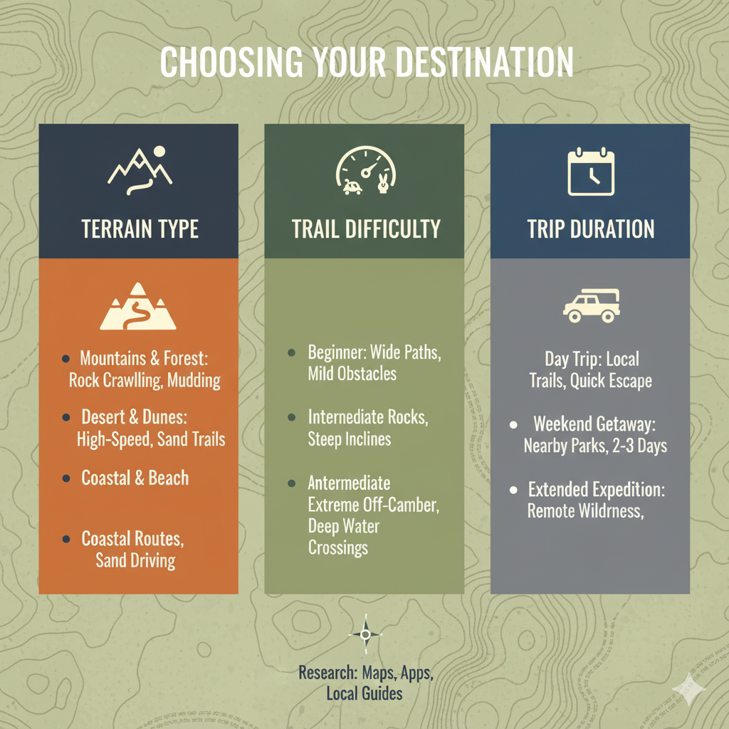 Off-Road Vehicle Vacation Planning