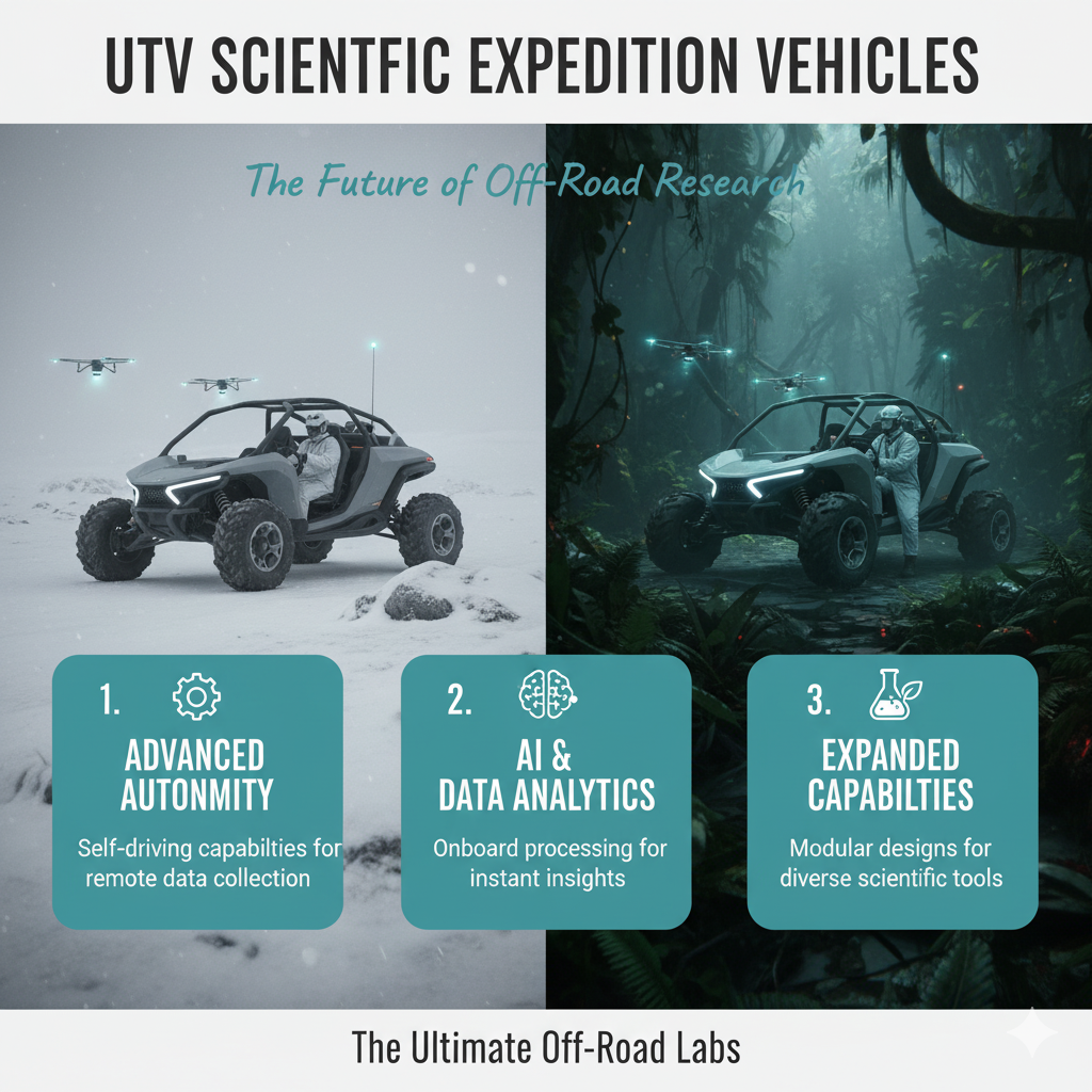 UTV scientific expedition vehicles