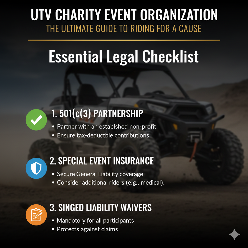 Legal Checklist for UTV Charity Event Organization