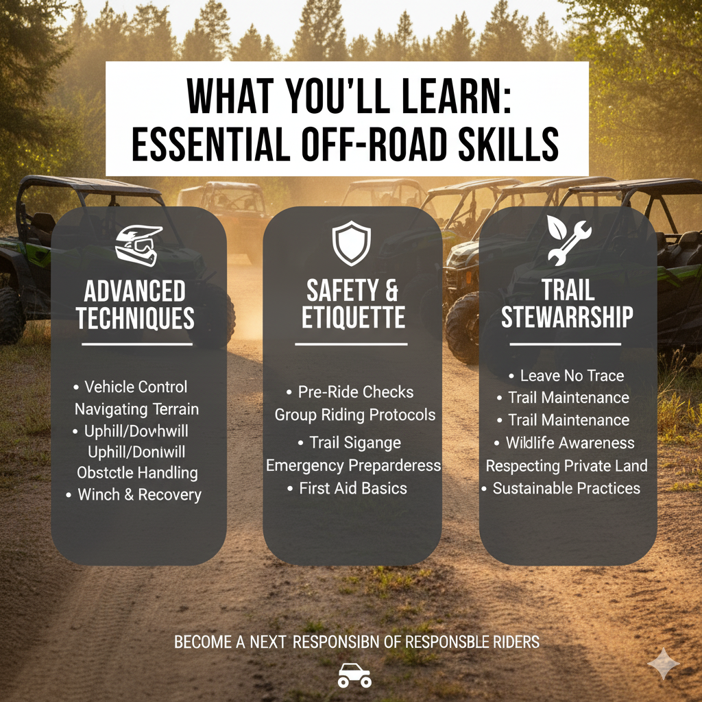 Off-road vehicle mentoring programs
