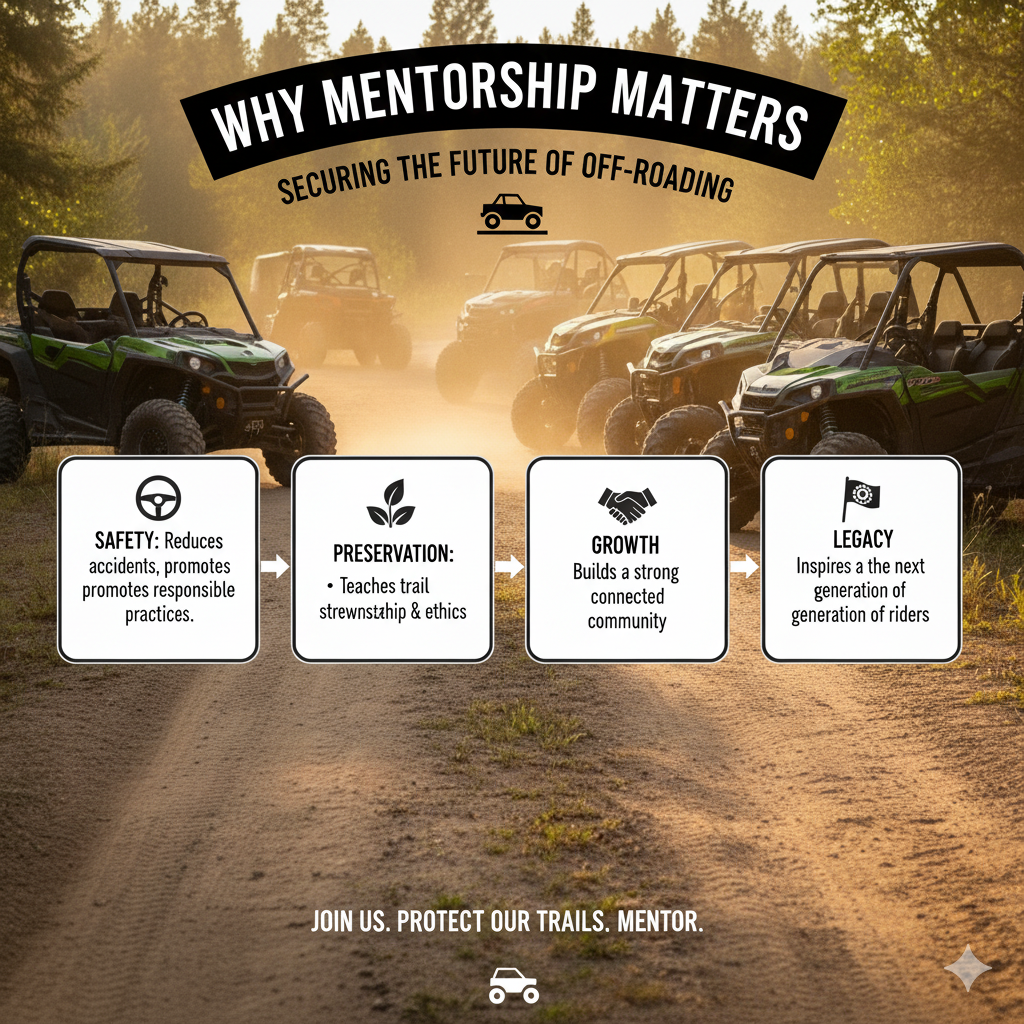 Off-road vehicle mentoring programs