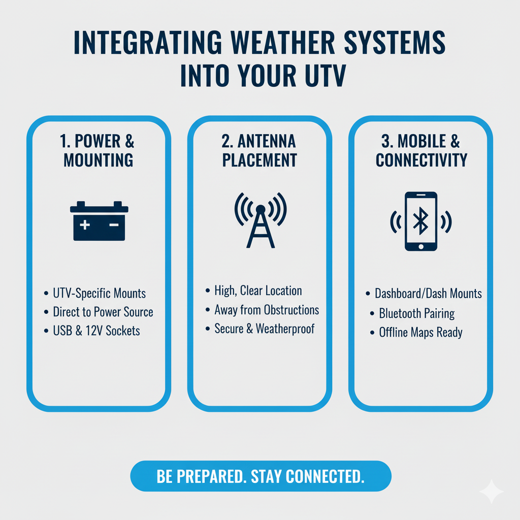 Weather alert systems for off-road