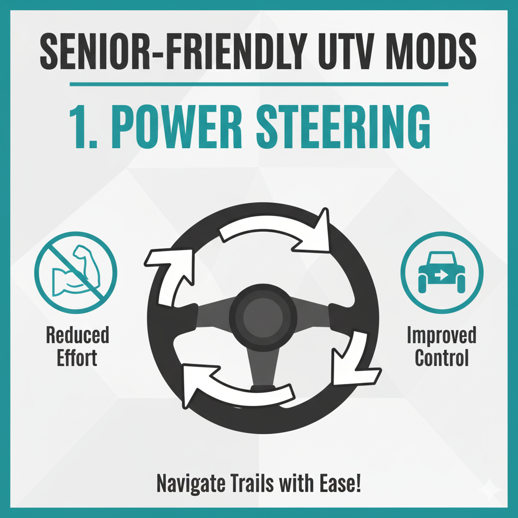 Senior-friendly UTV modifications