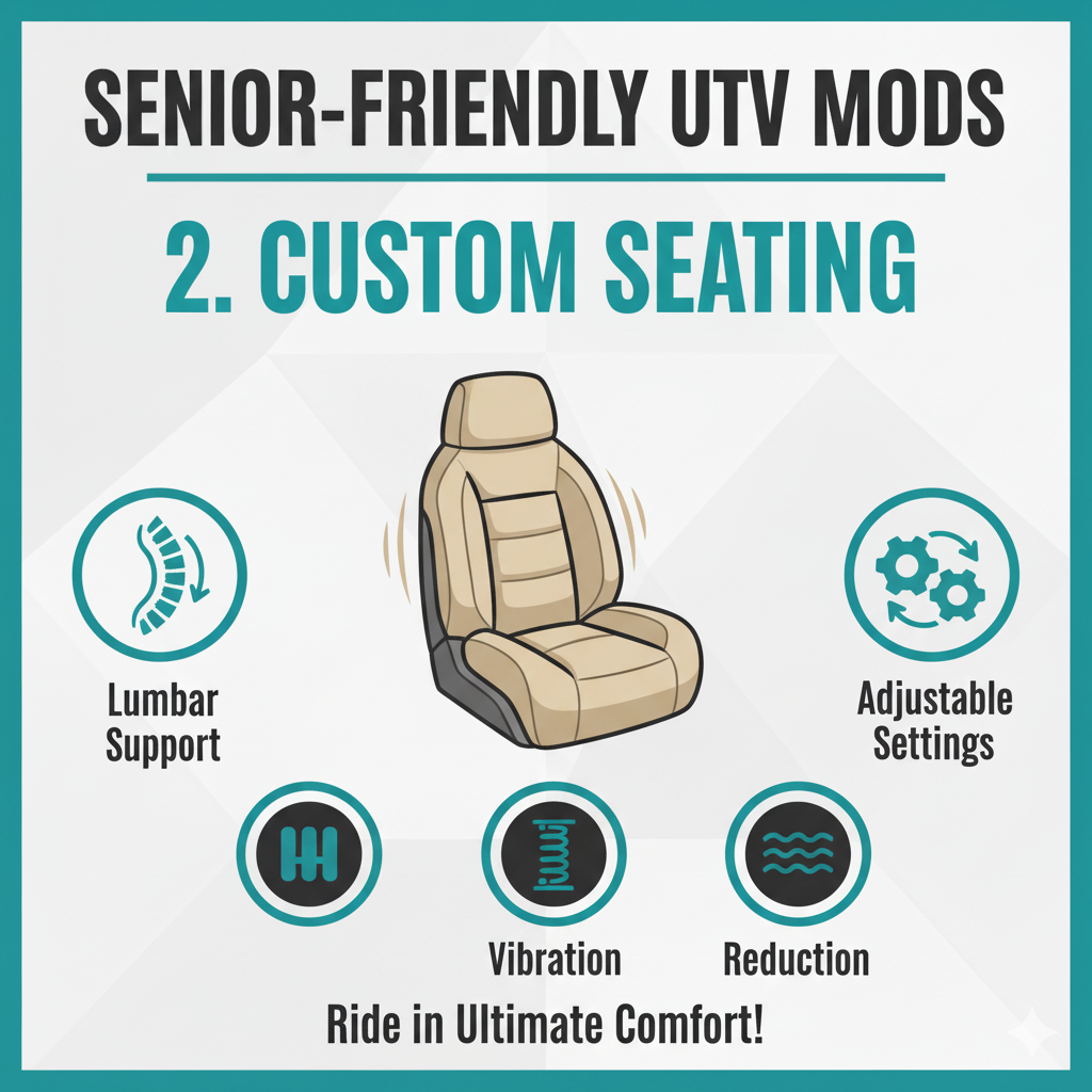 Senior-friendly UTV modifications