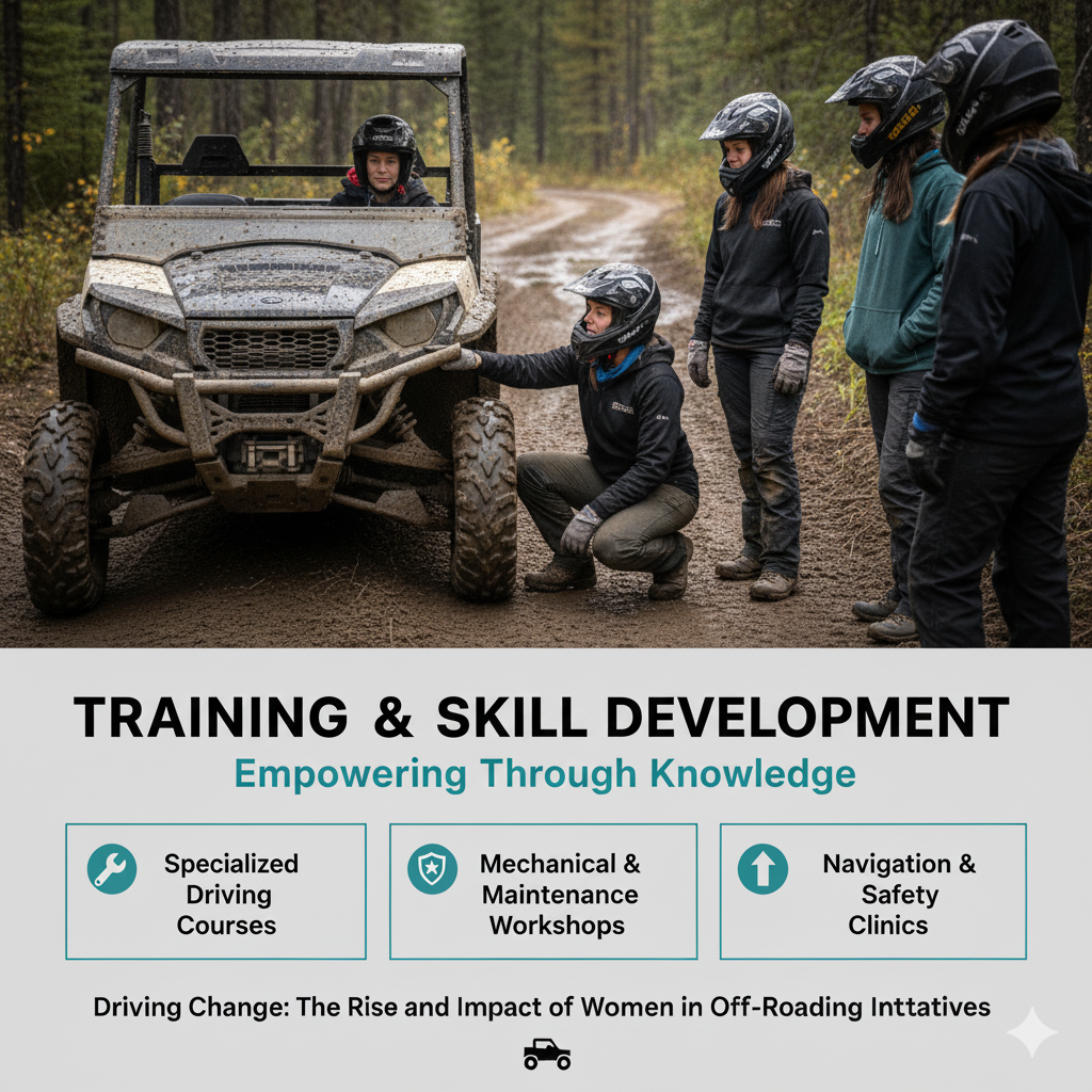 Women in off-roading initiatives
