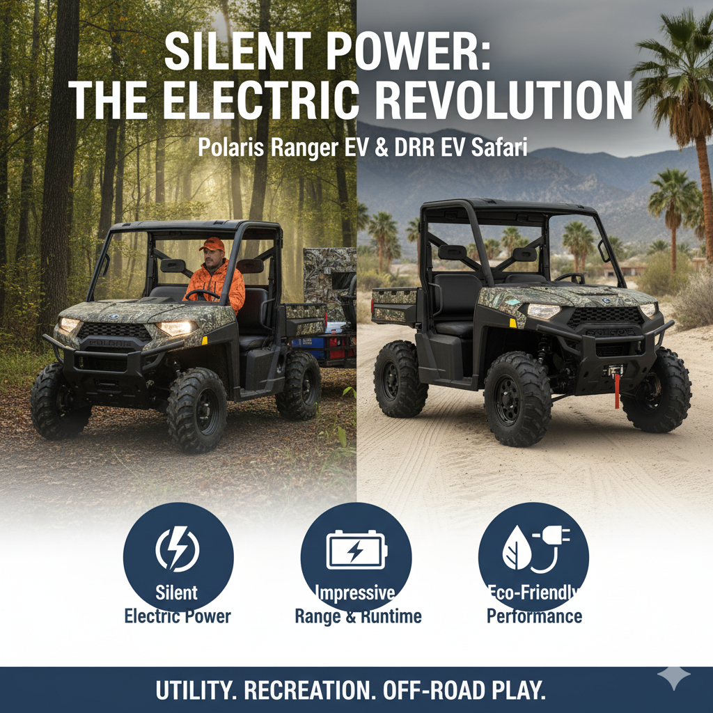 Electric Revolution: Polaris Ranger EV and DRR EV Safari in Off-Road Play