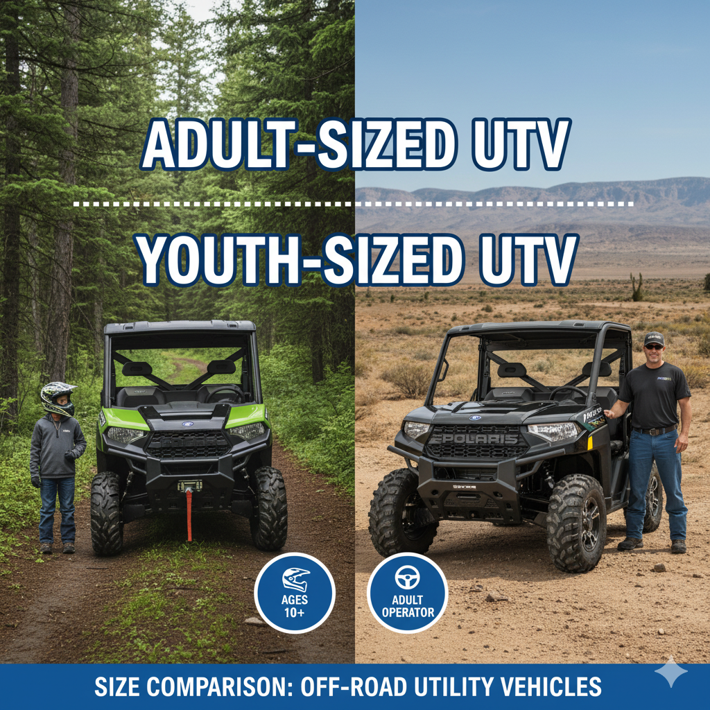 Comparison of youth and adult UTV models for safety education.